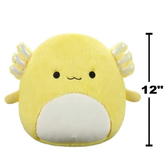 Squishmallows Axolotl Treyton 12 Inch Fuzzamallows Plush - Picture 5 of 5